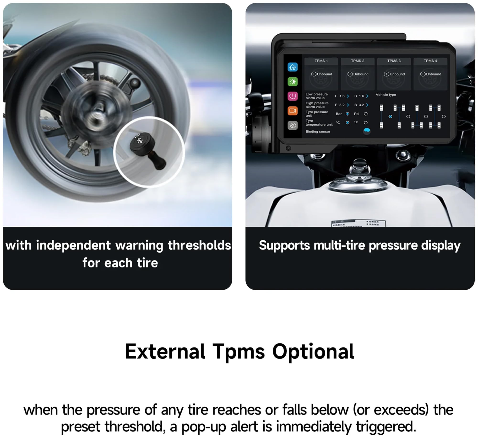 AlienRider M2-QR Bundle 5 Universal System multimedialny motocykli