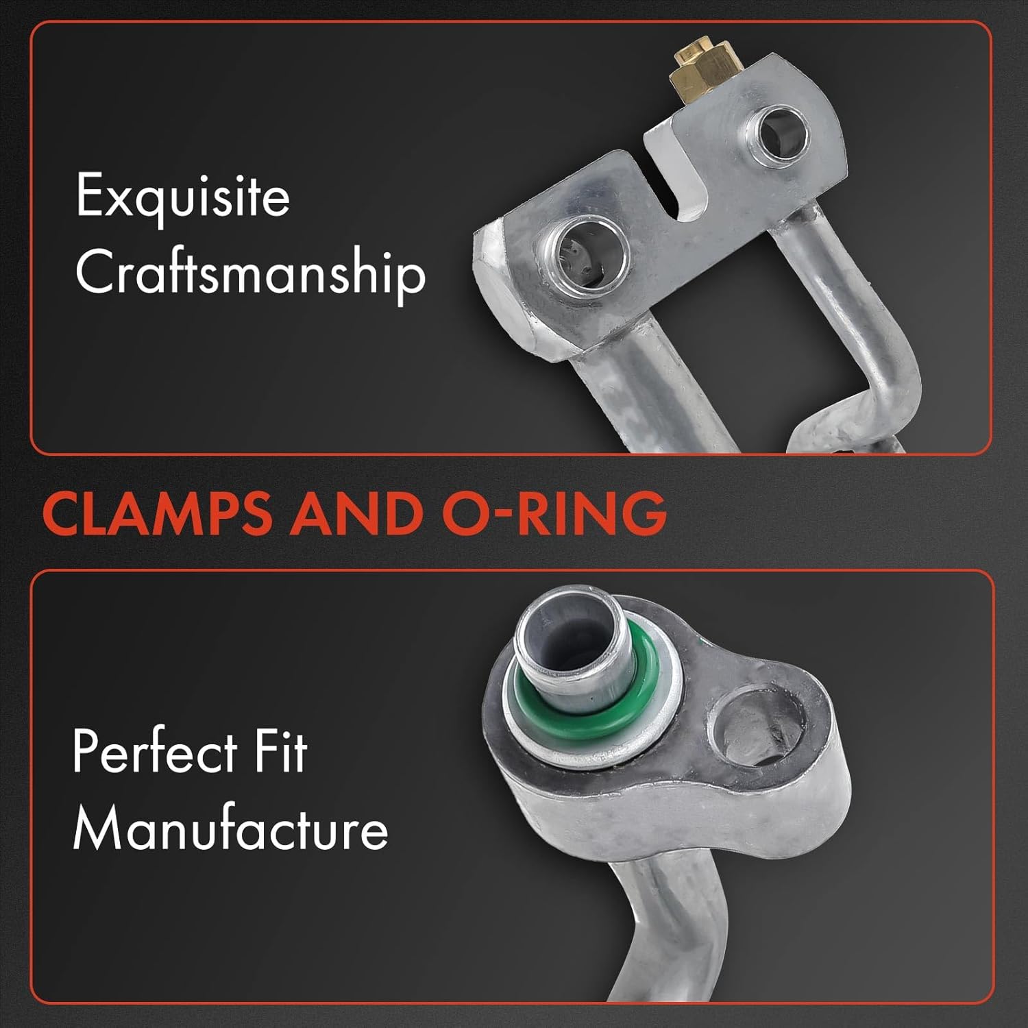 A-Premium A/C Suction and Discharge Hose Assembly Assembly Compatible with Ford F-250 Super Duty 1999-2007, F-350 Super Duty, F-450 Super Duty, F53 Motorhome Chassis, F-550 Super Duty, Excursion