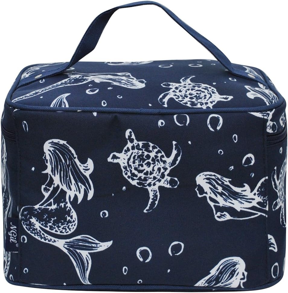 Mermaid NGIL Large Top Handle Cosmetic Case