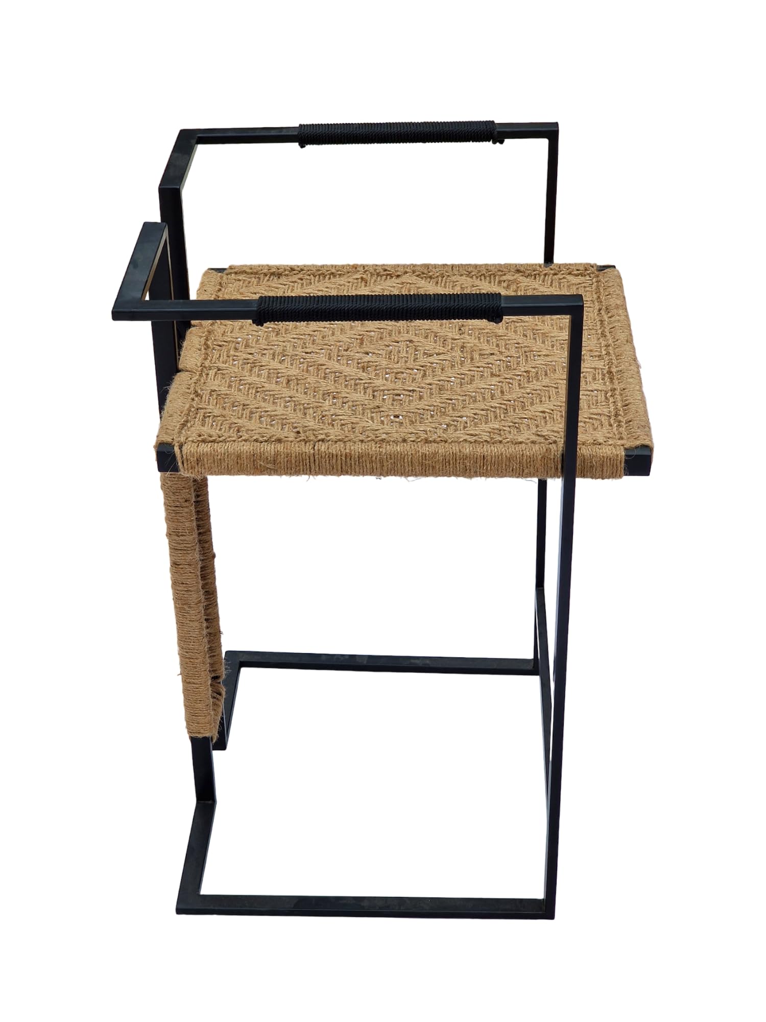 IMPREXIS STORE Iron Hand-Woven Bar Counter Chair use of bar/Cafe/Hotel 4