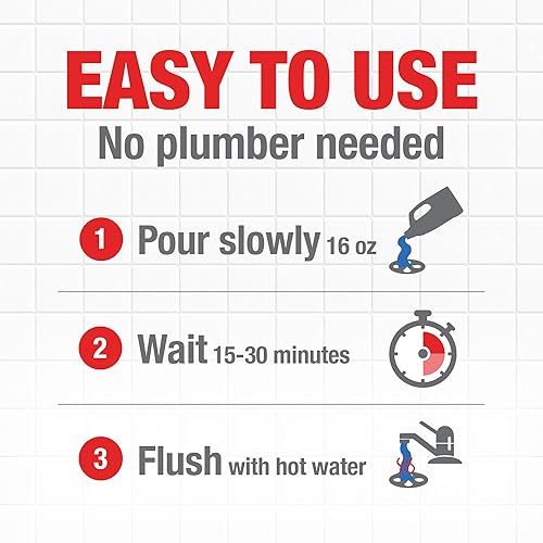 Miniatura 8 de Drano Max quitamanchas paquete individual 160 onzas 661283 paquete de de 1 1 1