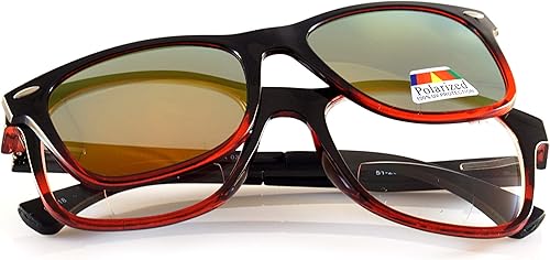 FBL P021 - Lentes de sol polarizados con cierre magnético para hombre