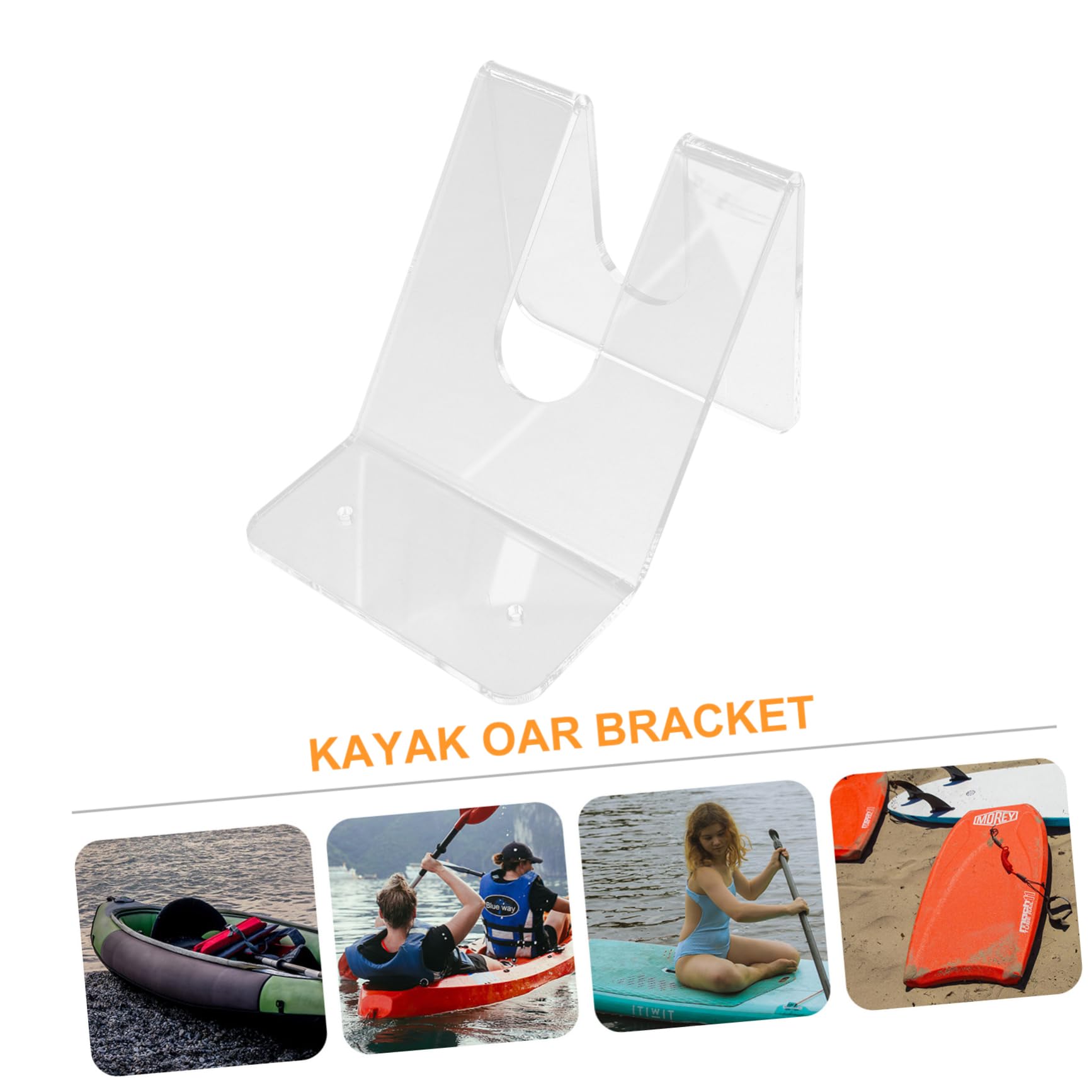 Toddmomy 2Pcs Kayak Paddle Holder Wall Mount Durable Oar Storage Rack for Stand Up Paddle Boards and Kayaks Essential Kayak Accessory for Organized Storage