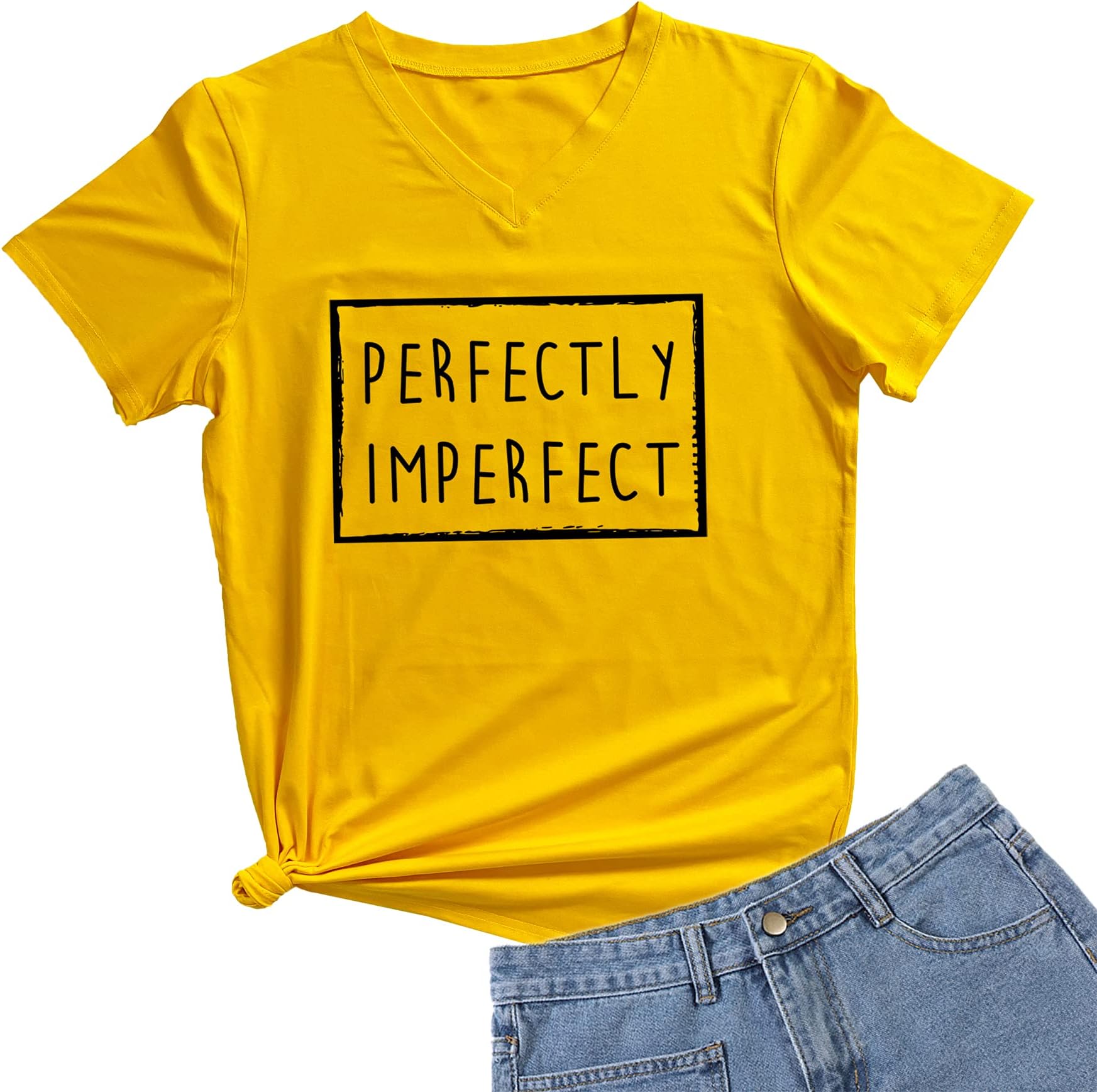 DANVOUY Womens Causal Short Sleeve T-Shirt Graphic Tees