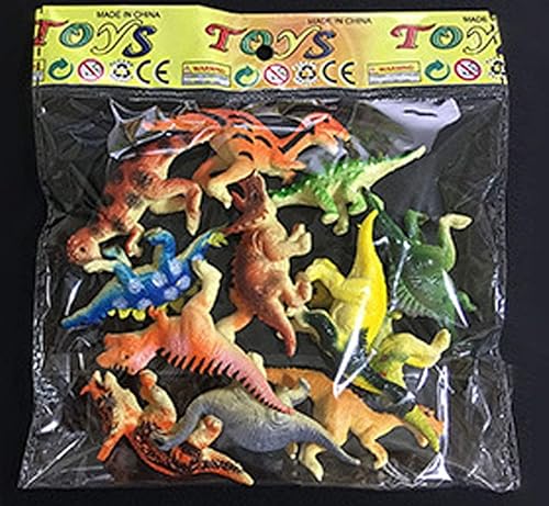 Miniatura 7 de HAPTIME Mini figuras de dinosaurio surtidas de plástico figura de dinosaurio pequeño juguete de dinosaurio pequeño de 15 a 3 pulgadas ideal para