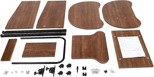 Miniatura 7 de Podio portátil para laptop, soporte de podio portátil de altura ajustable, escritorio de pie sentado a pie, atril portátil, soporte de podio,