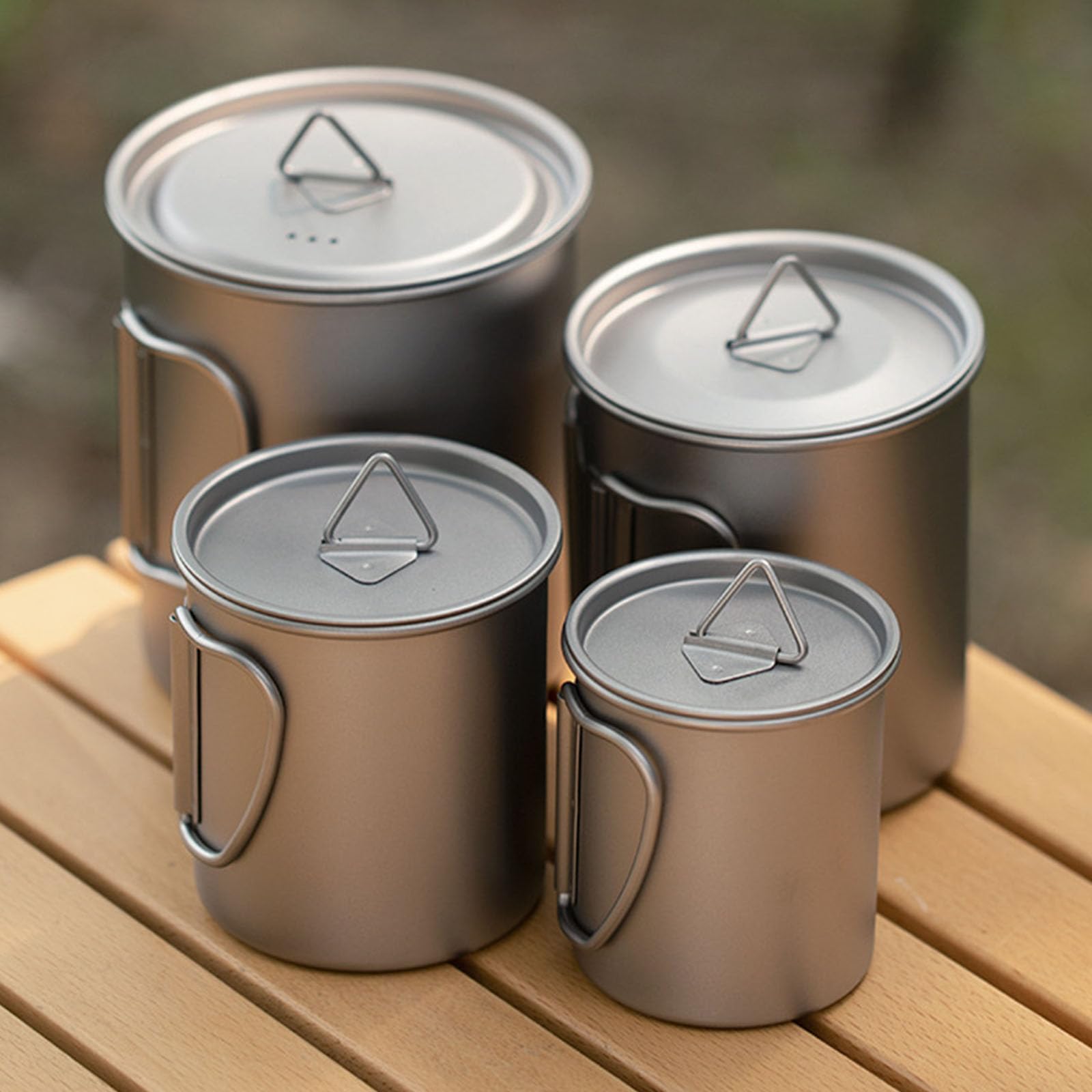 Küchen-Camping-Tasse mit Deckel, Touristen, Picknicks, Geschirr, Trinkgeschirr, Reisen, faltbar, Kaffee, Tee, Becher für Outdoor-Aktivitäten, Camping, Faltbecher