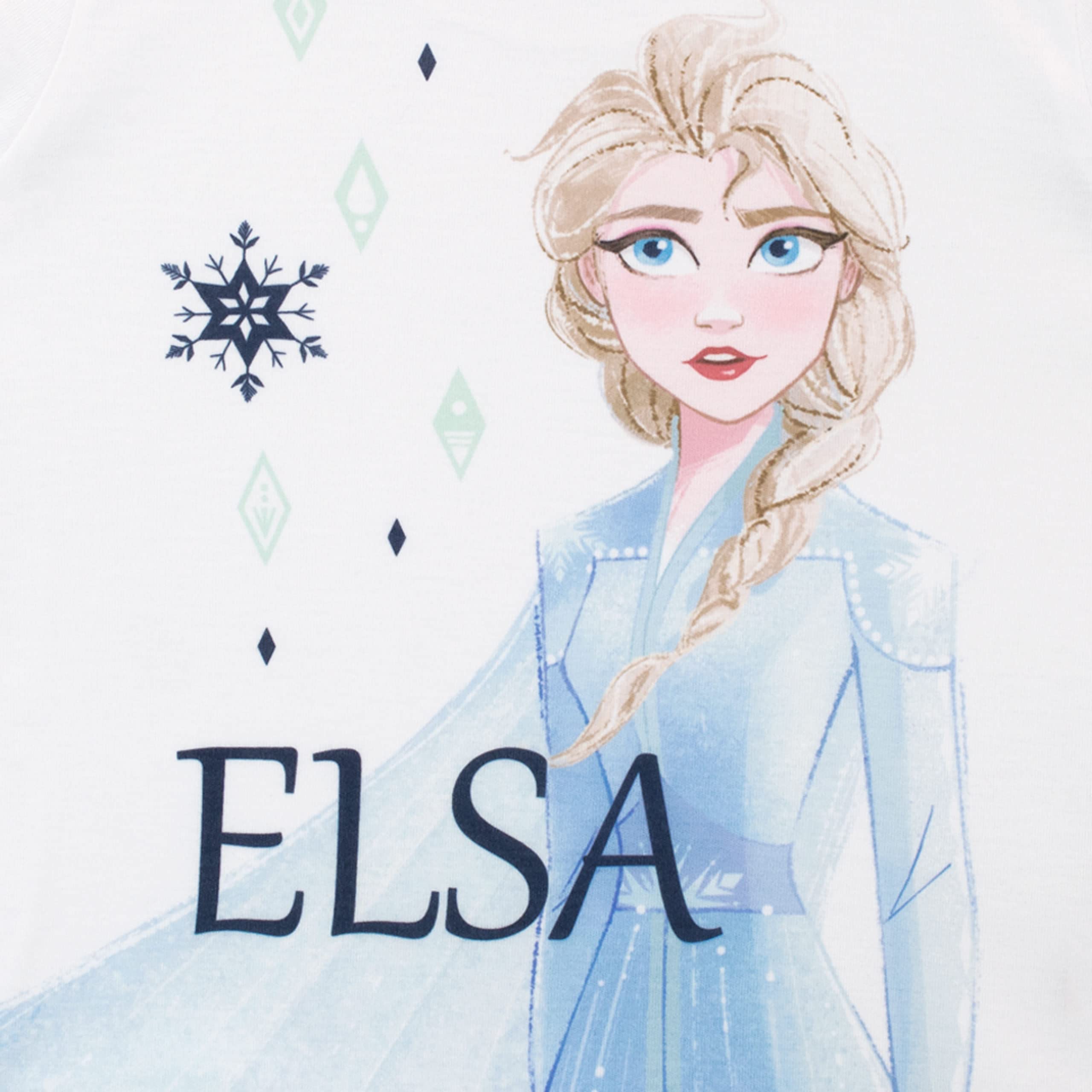 Disney Kraina Lodu Piżamy | Zestaw 2 Piżam dla Dziewczynek | Piżamy Anna i Elsa dla dzieci