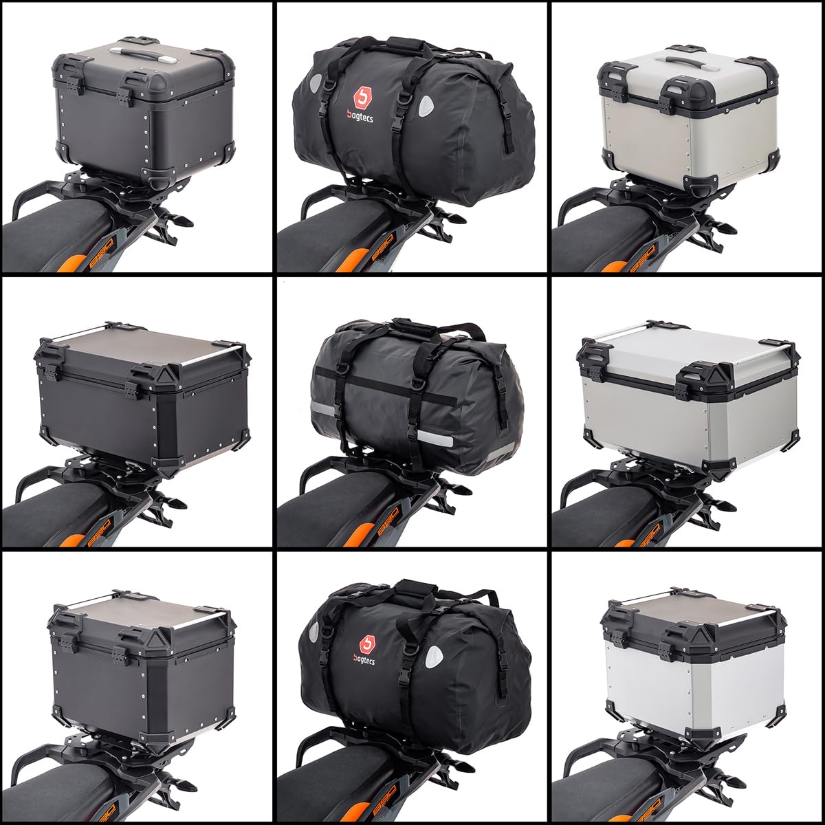 Porte-Bagages arrière Compatible avec Ducati Multistrada V4 / S 21-22 Bagtecs SLP