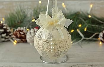 Christmas baubles handmade Clearance
