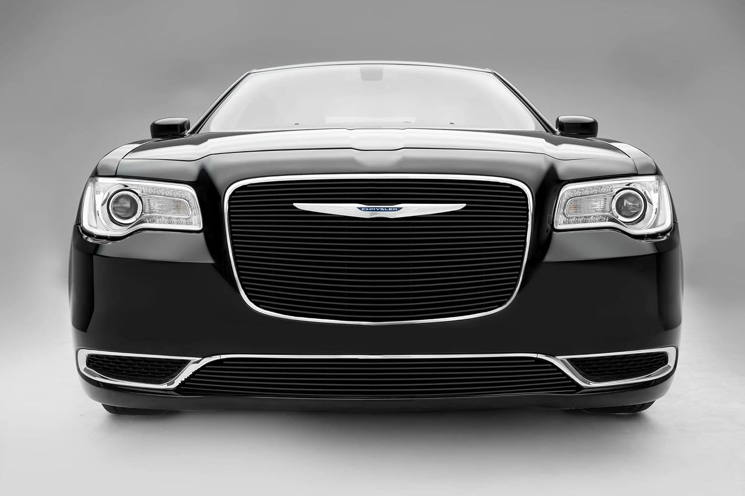 T-Rex Grilles 2015-2018 Chrysler 300 Billet Grille, Black, 1 Pc, Overlay - PN #21436B