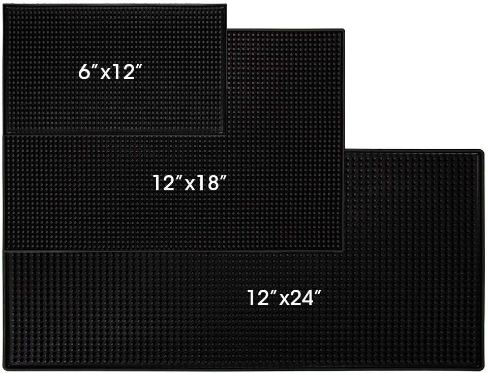 3-Piece Set of Non-Slip Rubber Service and Barber Mats