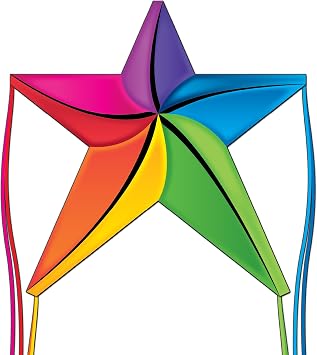 WindNSun Supersize Ultra ShootingStar Ripstop Nylon Star Kite, 57 Inches Wide