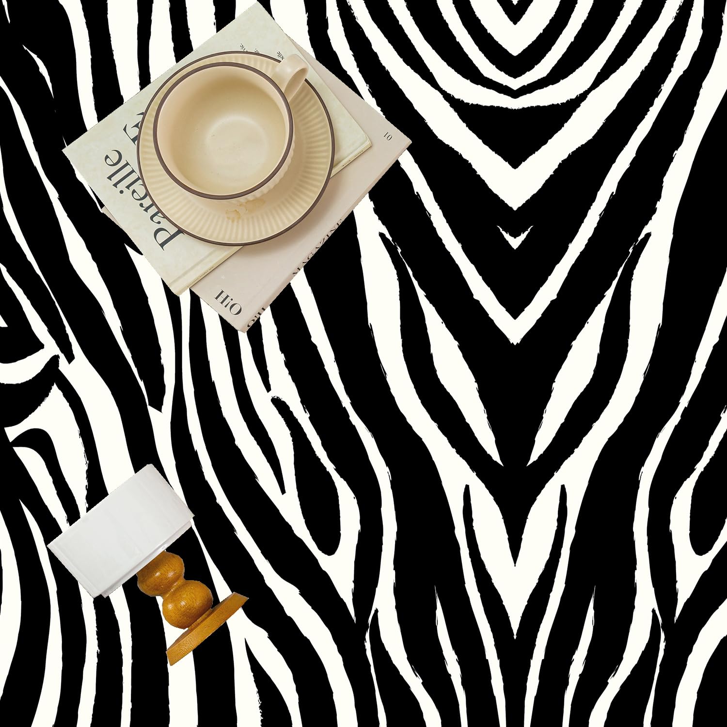 Zebra Läufer Teppich, 60x150cm Schwarz-Weiß Gestreift, Akzent Teppich für Eingangsbereich, Rutschfeste Fußmatte für Innenbereich, Tier Print, Waschbarer Teppiche für Küche, Wohnzimmer, Schlafzimmer