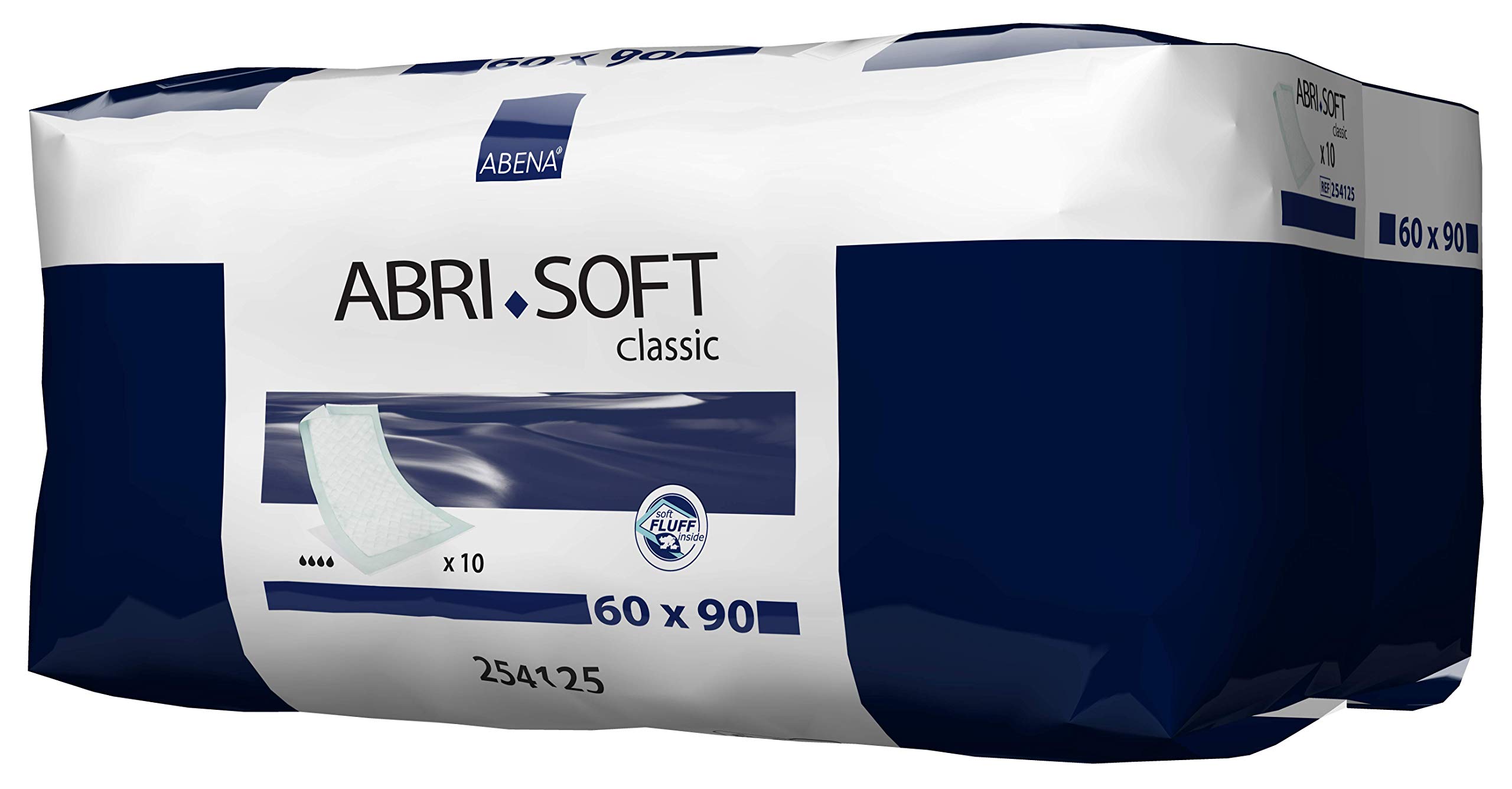 ABENAAbri-Soft Classic protective disposable incontinence underpad, Pack of 10-60 x 90 cm