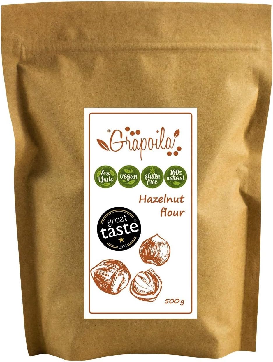 Ground Hazelnut Flour 500g - Raw & Vegan - Gluten Free Ingredient