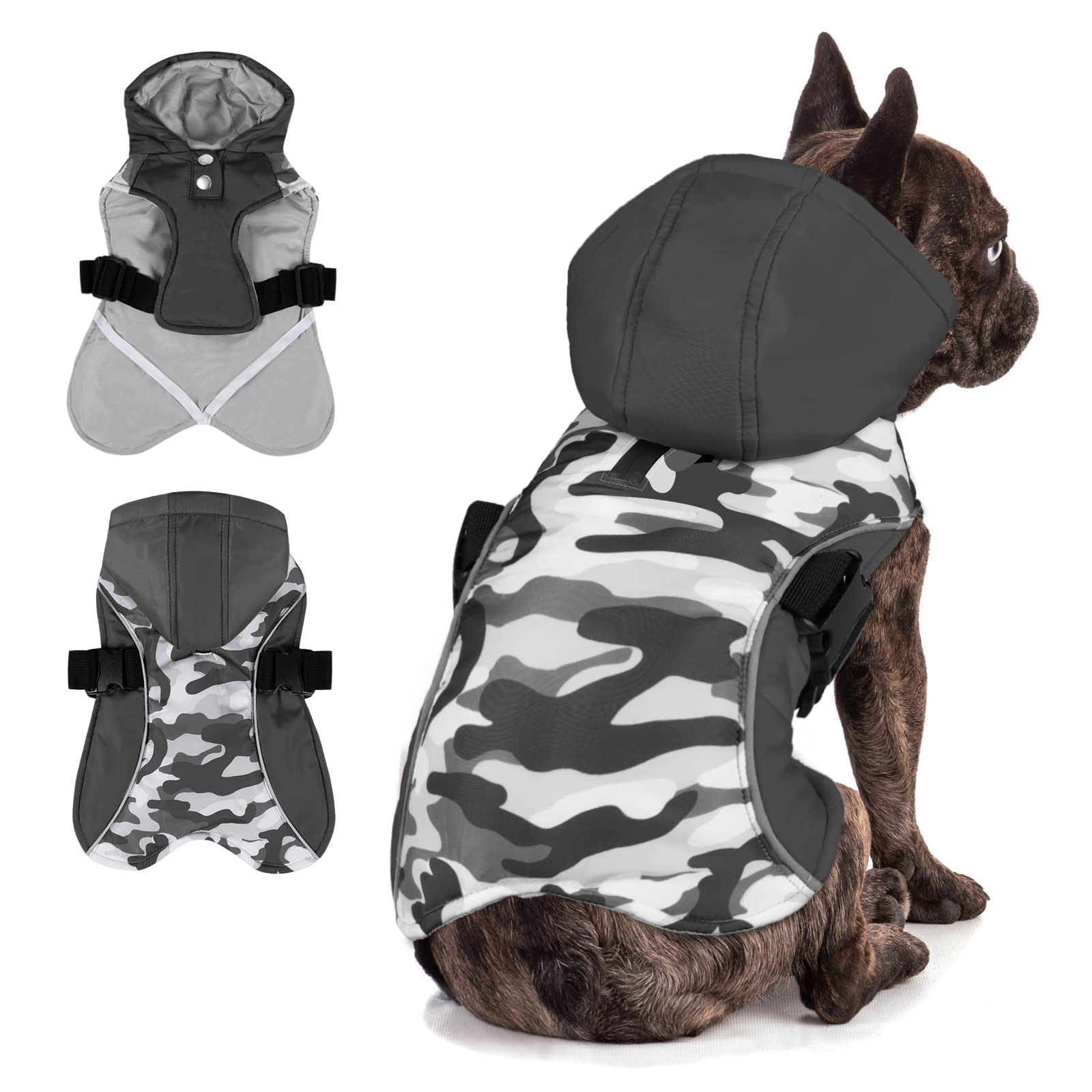 KOESON Dog Winter Coat, Warm Dog Jacket Waterproof Dog Coat for Cold