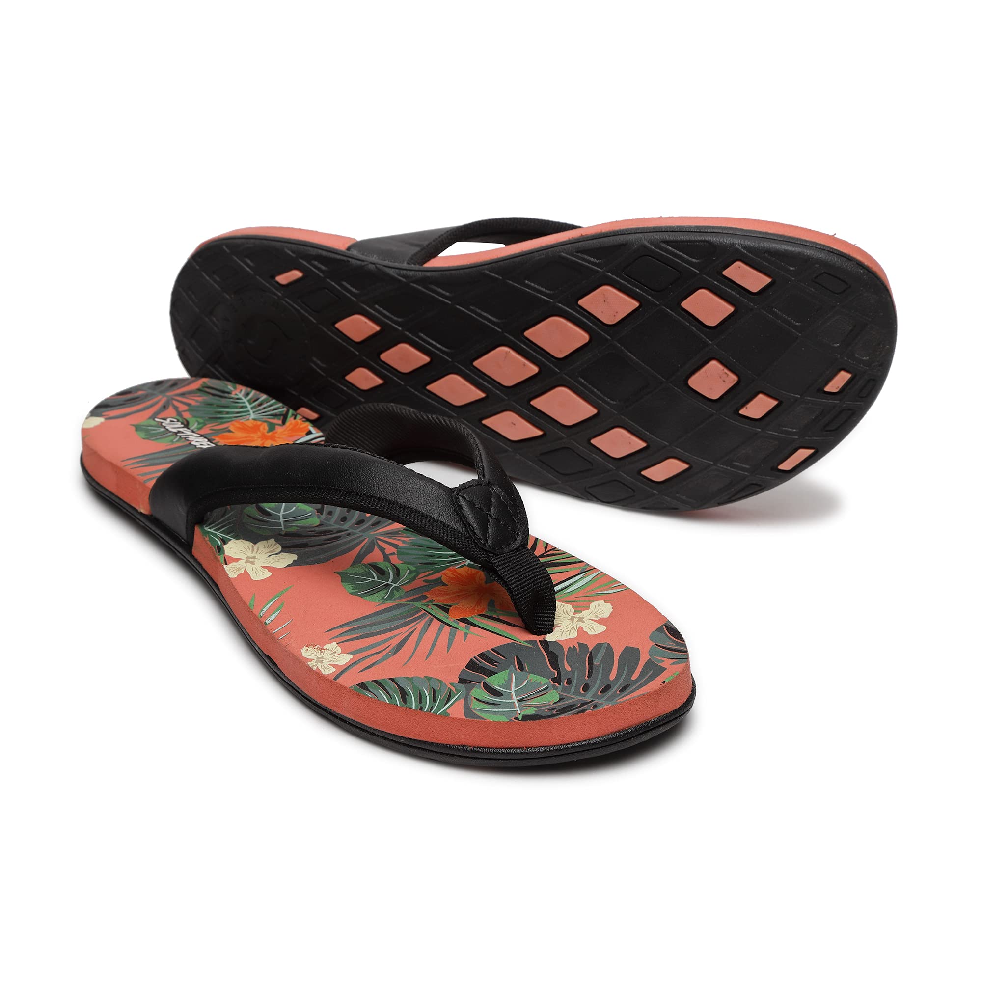 SOLETHREADS SERENE | Cushion | Comfortable | Cute | Soft | Squishy Footbed | Anti-Skid Sole | Flip Flops for Women | UK 7 | PEACH (B09BB8Y7JB) Amazon Price History, Amazon Price Tracker
