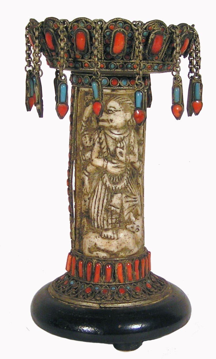 Nepal Altar Vessel From Old Tibet Mustang
