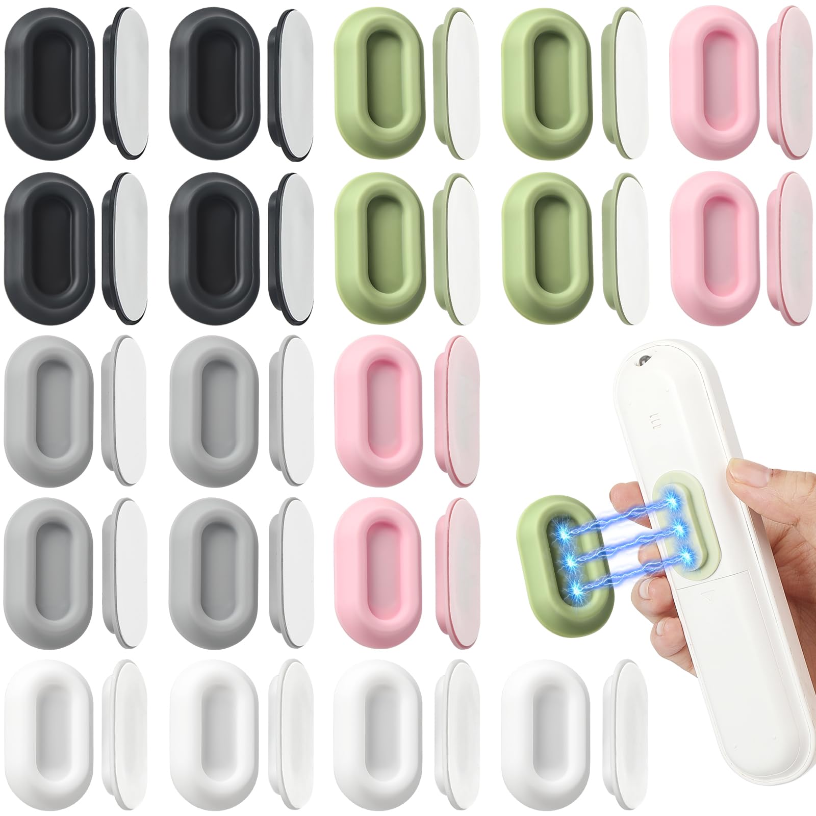Support mural magnétique sans perçage pour télécommandes