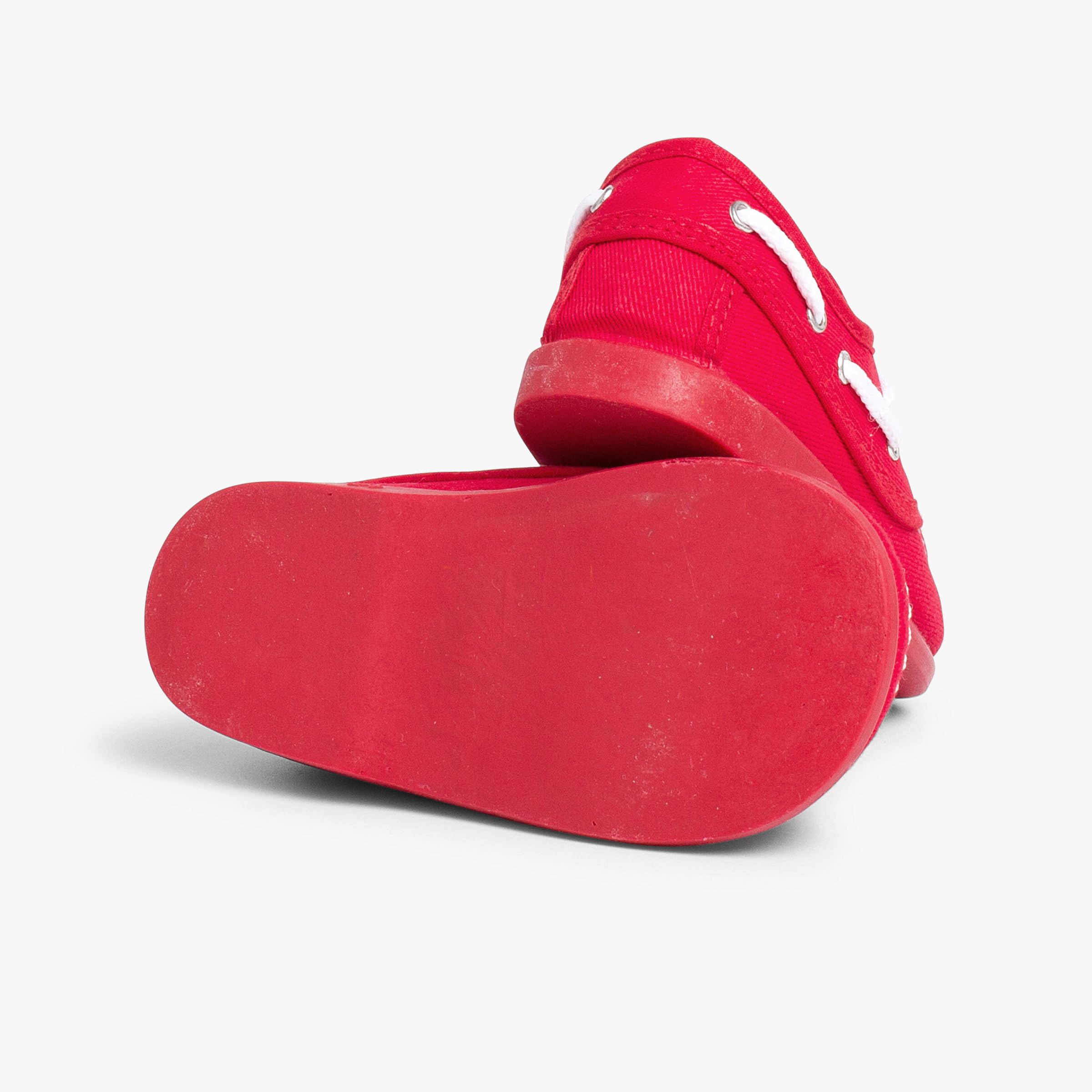 Pisamonas Náuticos Tela Cordones Niño