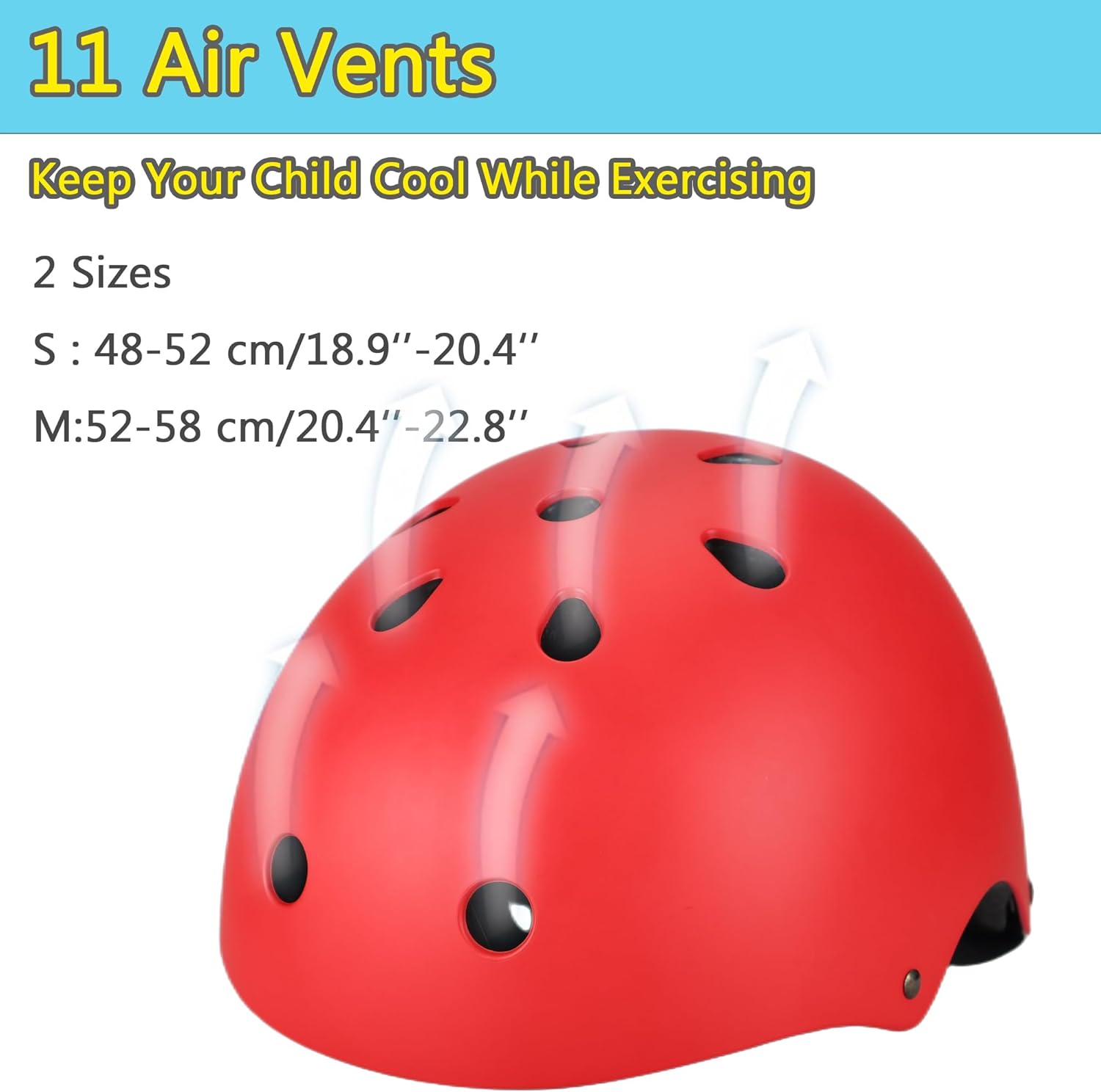 Kids Bike Helmet - Adjustable Toddler Helmets for Ages 2-8/8-14 Years Boys Girls, Multi-Sport Kids Helmet for Bicycles Skateboarding Scooter Balance Bike… - Image 4