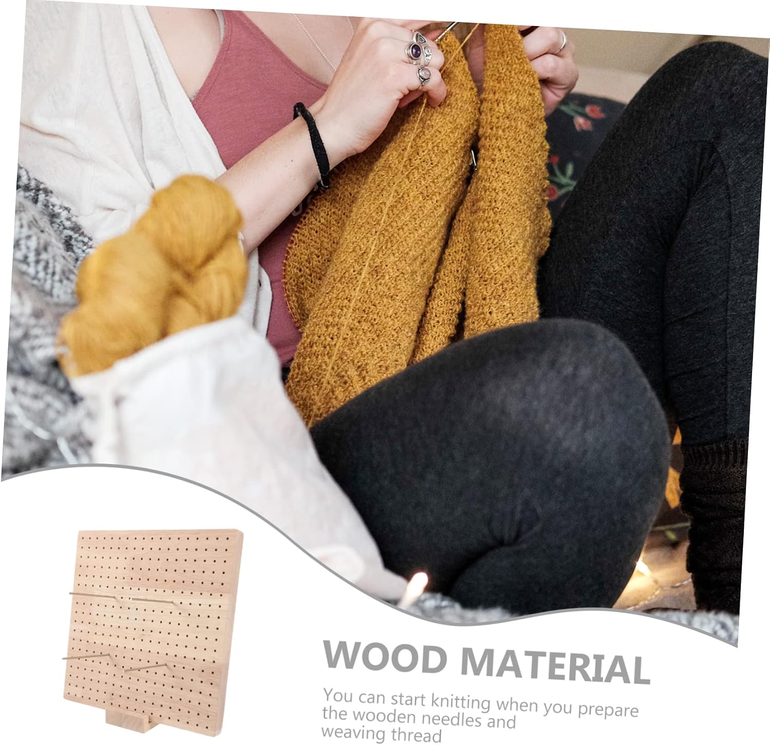 Wooden Crochet Blocking Board for Knitting Crafts