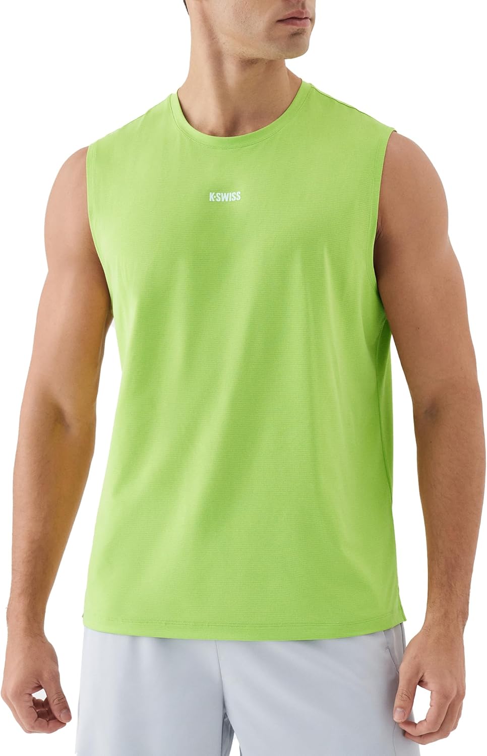 K-Swiss Mens Workout Tank Top - DryAero Performance Sleeveless Running Shirts Quick Dry for Tennis Athletic Gym