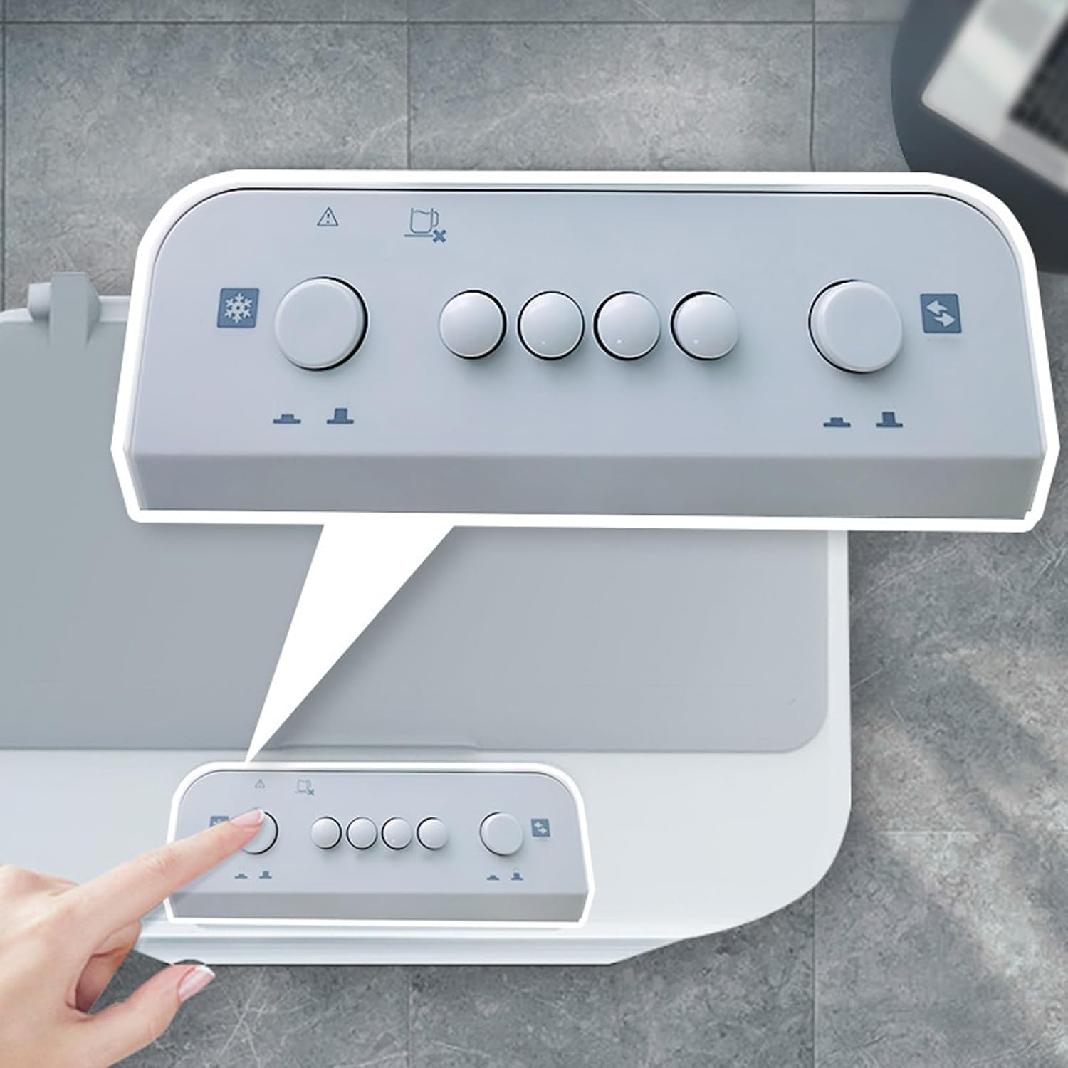 ポータブル冷風機 FK2402Y-S 冷風扇 45W 省エネ 水タンク付き 夏用