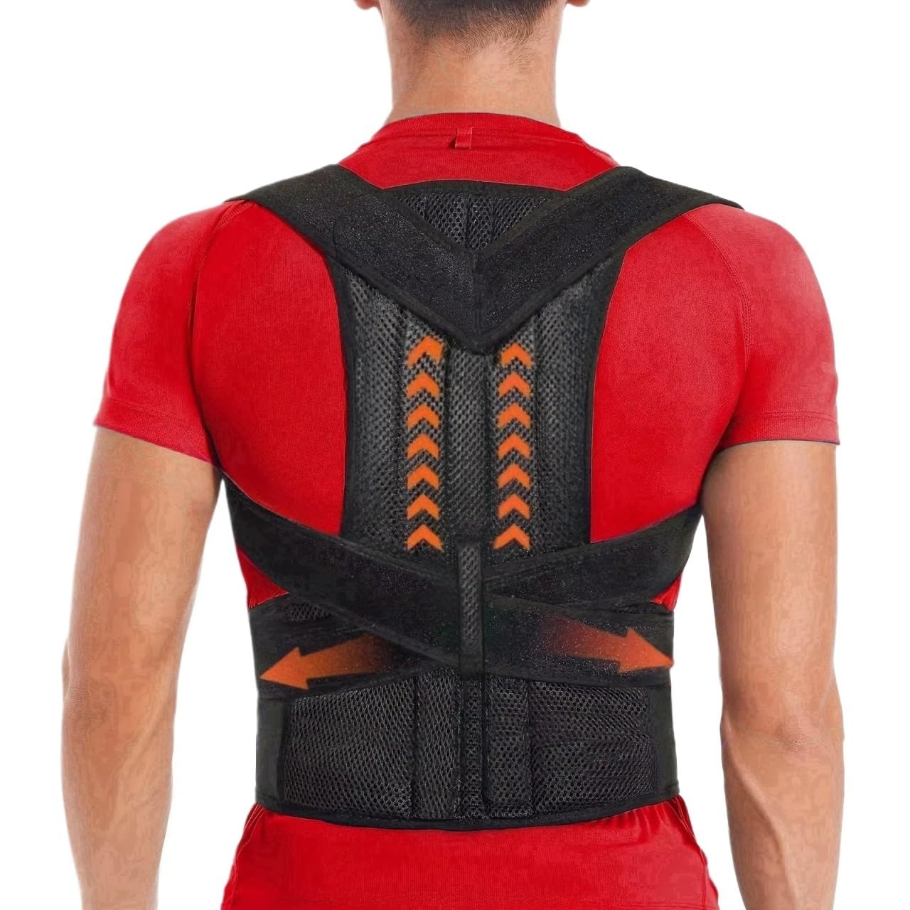 Corsé de espalda con doble ajuste para corrección de escoliosis y joroba 3XL