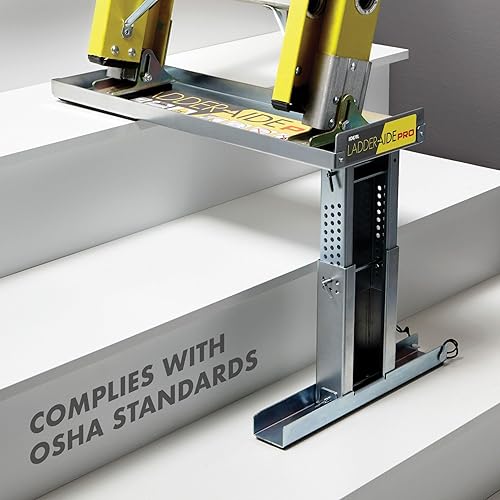 Ideal Security Foldable Ladder-Aide PRO: Fits Steps 4.921" to 7.875"