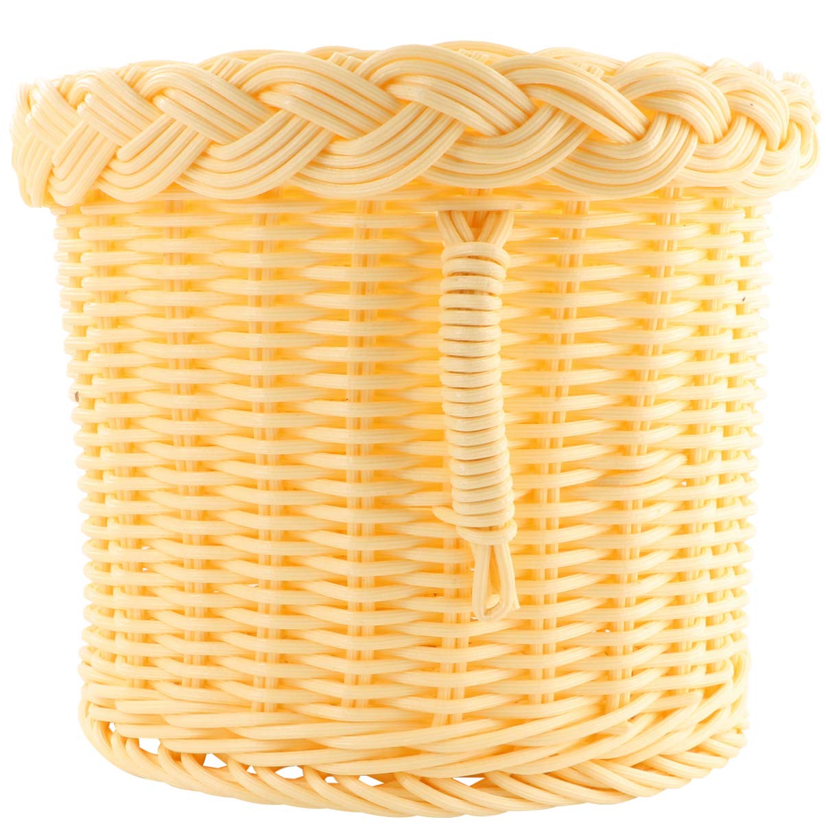 Cesta tejida para cocina organizadora de alimentos y snacks con diseño decorativo de elefante