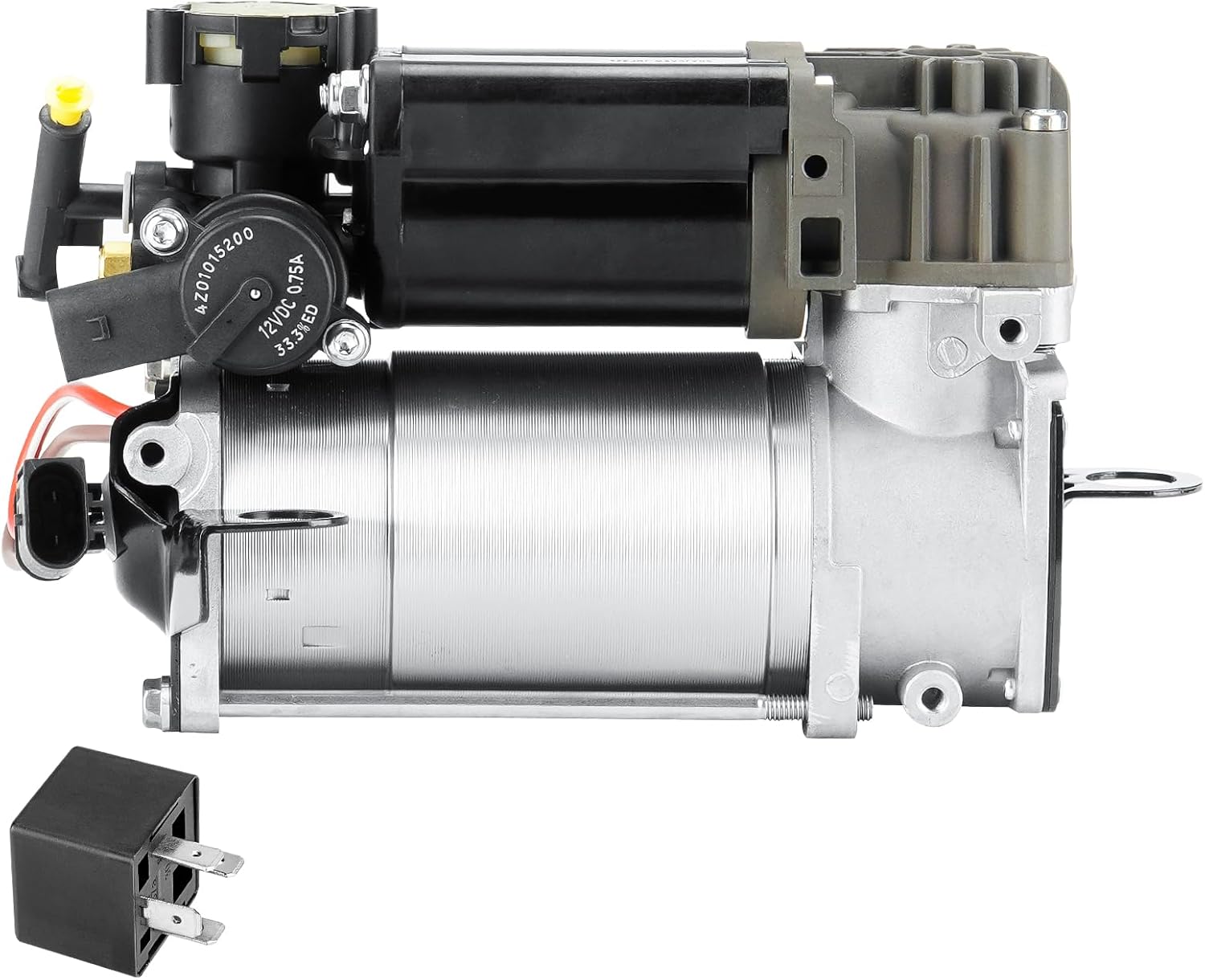 Air Suspension Compressor Pump Fit for Mercedes Benz E-Class W220 W211 W219 S211 CLS500 CLS55 AMG CLS63 AMG / S430 S500 S600 / E320 E350 E430 E500 E55 AMG E63 AMG w/Relay, Replace for 0025427219