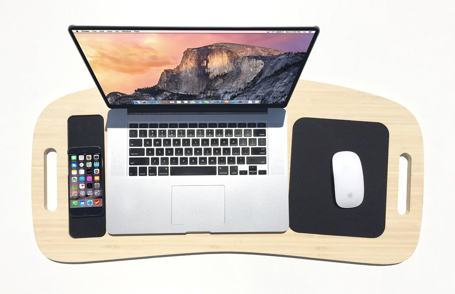 Slice LapDesk with Mousepad - Made for Your Arm Chair, Sofa, and Bed