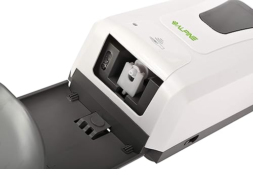 Miniatura 3 de Alpine Dispensador automático de desinfectante de manos, dispensador de jabón sin contacto con bandeja de goteo para restaurante, hospital, escuela,