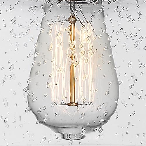 Miniatura 2 de Innovations Lighting 616-1PH-PN-HFS-121-BK Downtown Urban - Lámpara colgante de una luz en dos tonos