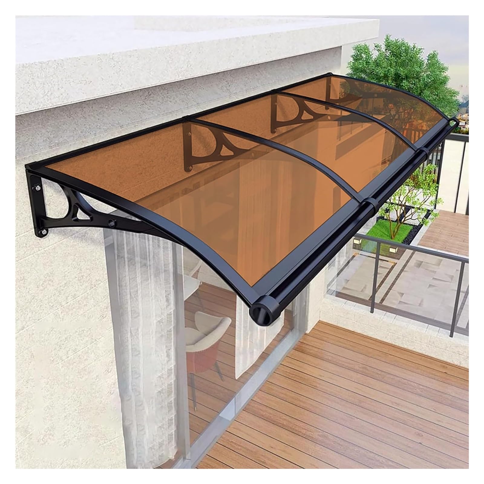 Auvent d'extérieur imperméable contre la pluie pour terrasse