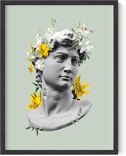 Haus and Hues - Decoración de pared verde salvia. Decoración estética de la habitación verde salvia, póster estético para pared, arte verde, póster