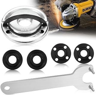 Angle Grinder Accessories, M14 Quick Release Nut with Flex Wrench and Outer Inner Grinder Flange, Installation Compatible with 125mm Angle Grinders (6 Pack)