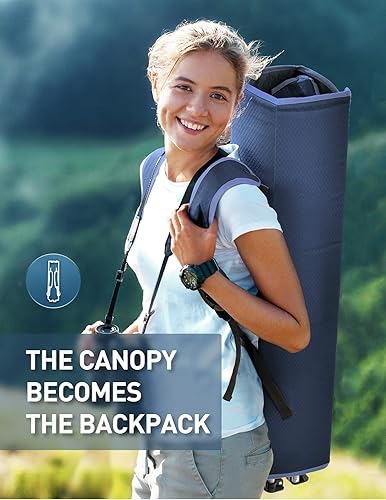 Miniatura 9 de Silla de camping con calefacción respaldo y asiento 3 niveles de calor silla plegable con calefacción con soporte para tazas bolsillos ricos bolsa