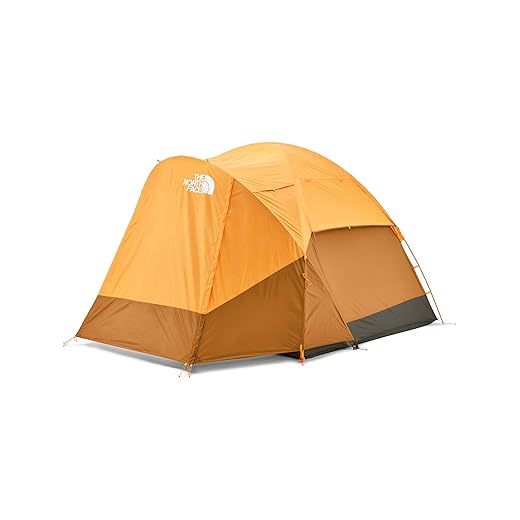 The North Face Wawona 4P, Light Exuberance Brown Orange/Timber Tan/New Taupe Green, OS