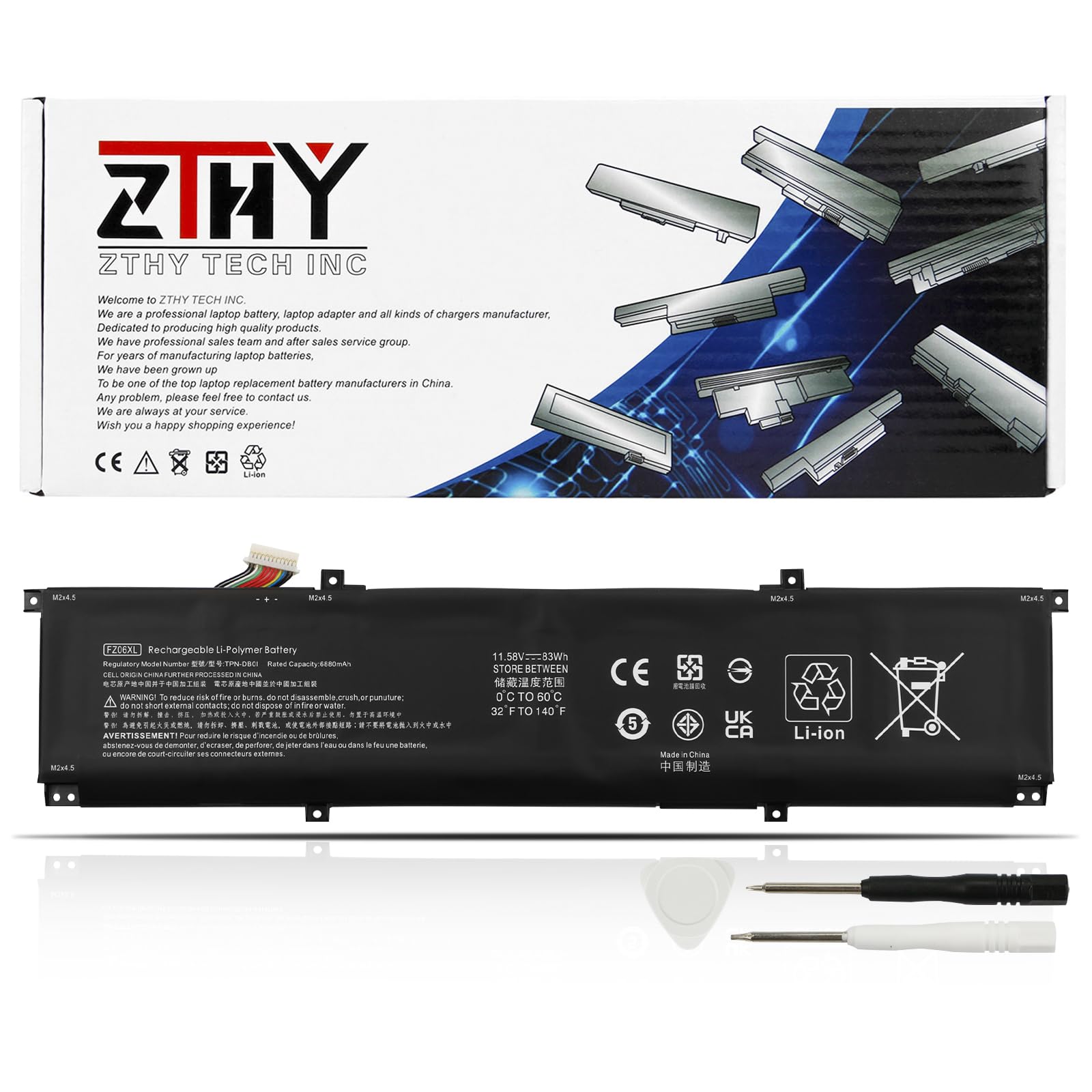 Amazon.com: FZ06XL M48025-005 Battery Replacement for HP Spectre