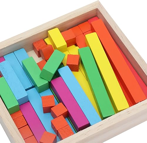 Miniatura 9 de Varillas de números matemáticos, valiosos palos de conteo de colores brillantes para niños para contar