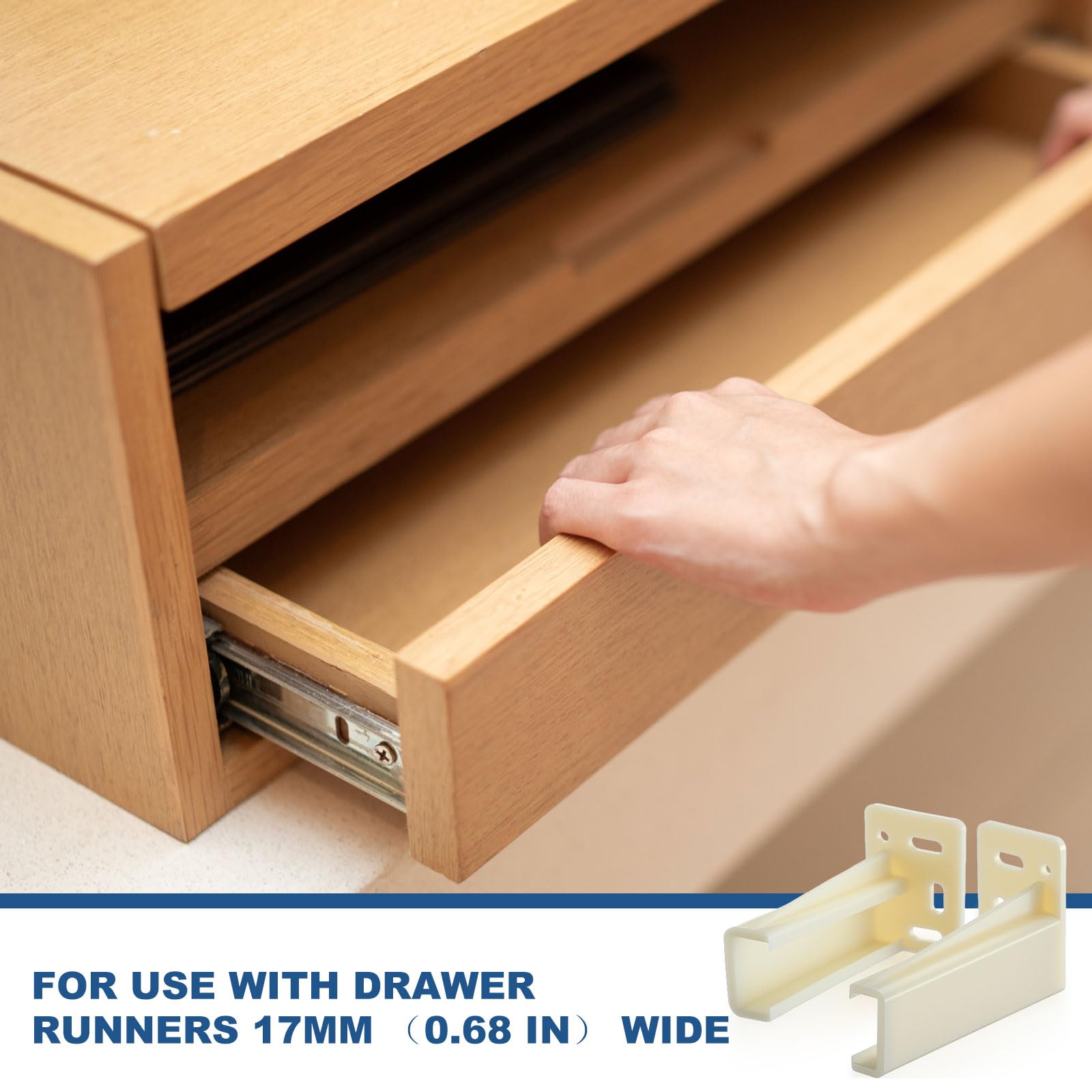 Chunful Drawer Slides - Rear Track Mounting Plates -5