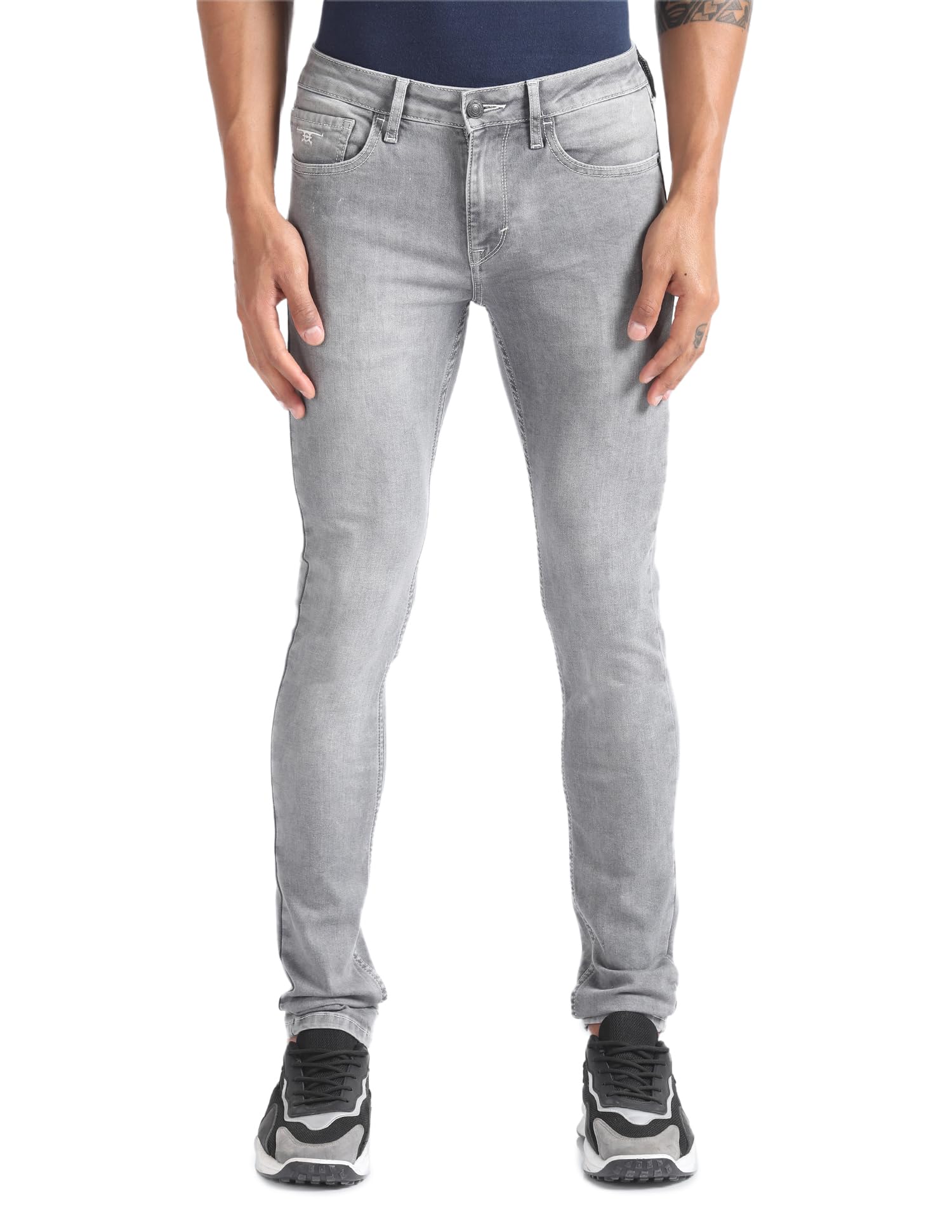 Men's Super Skinny Fit Jeans| Solid | Low Rise | Stretchable | Jeans for Man-image-36