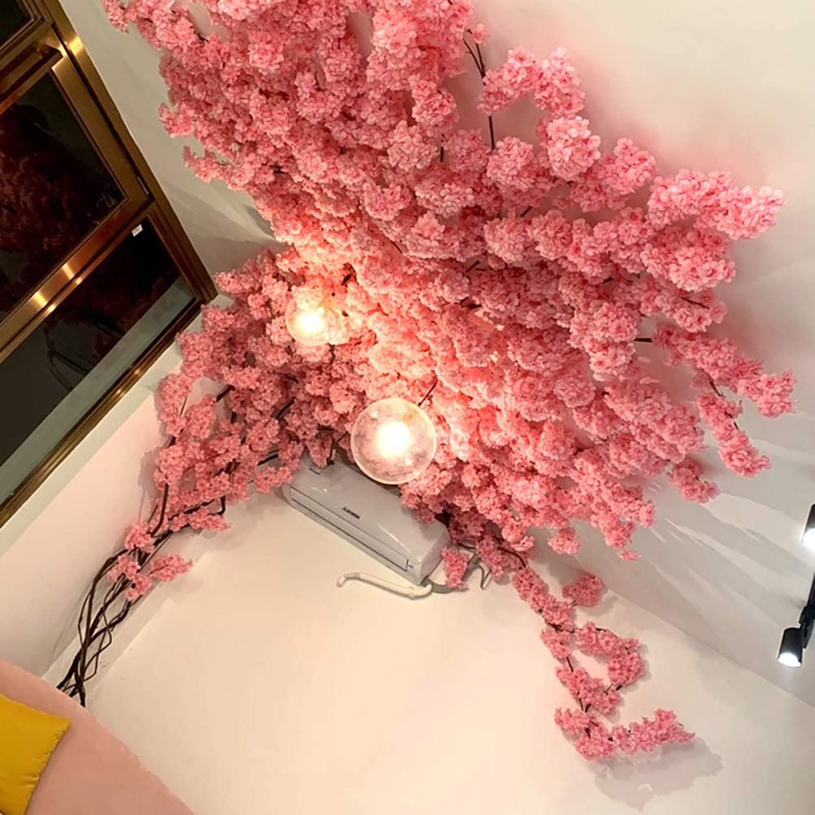 Cerisier artificiel rose de haute qualité avec 50 branches sakura durables