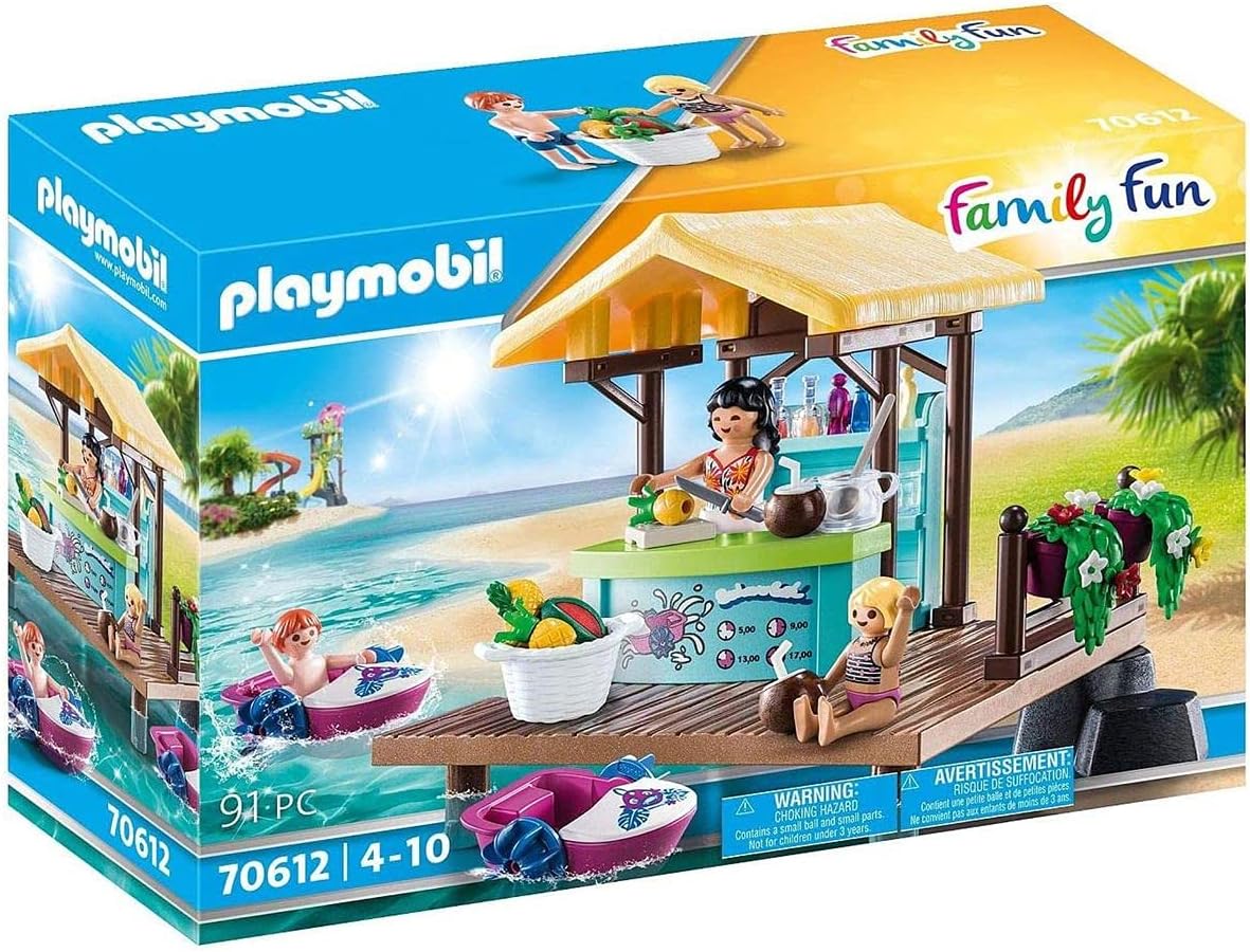 Family Fun 70612 Paddle Boat Rental, With 2 floatable boats, For Ages 4+