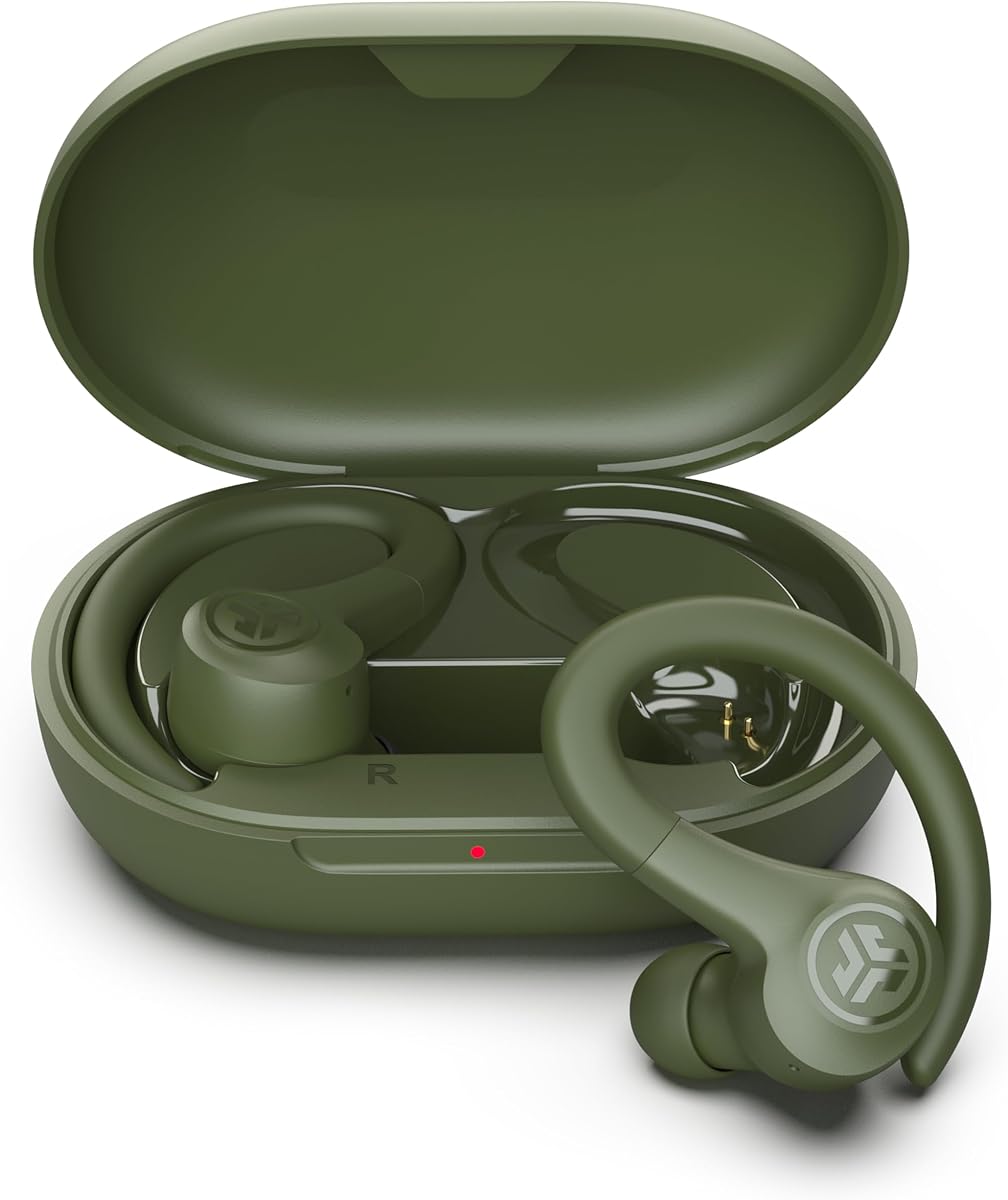 Go Sport+, Audífonos inalámbricos de entrenamiento, Audífonos deportivos Bluetooth, Llamadas claras, Verde