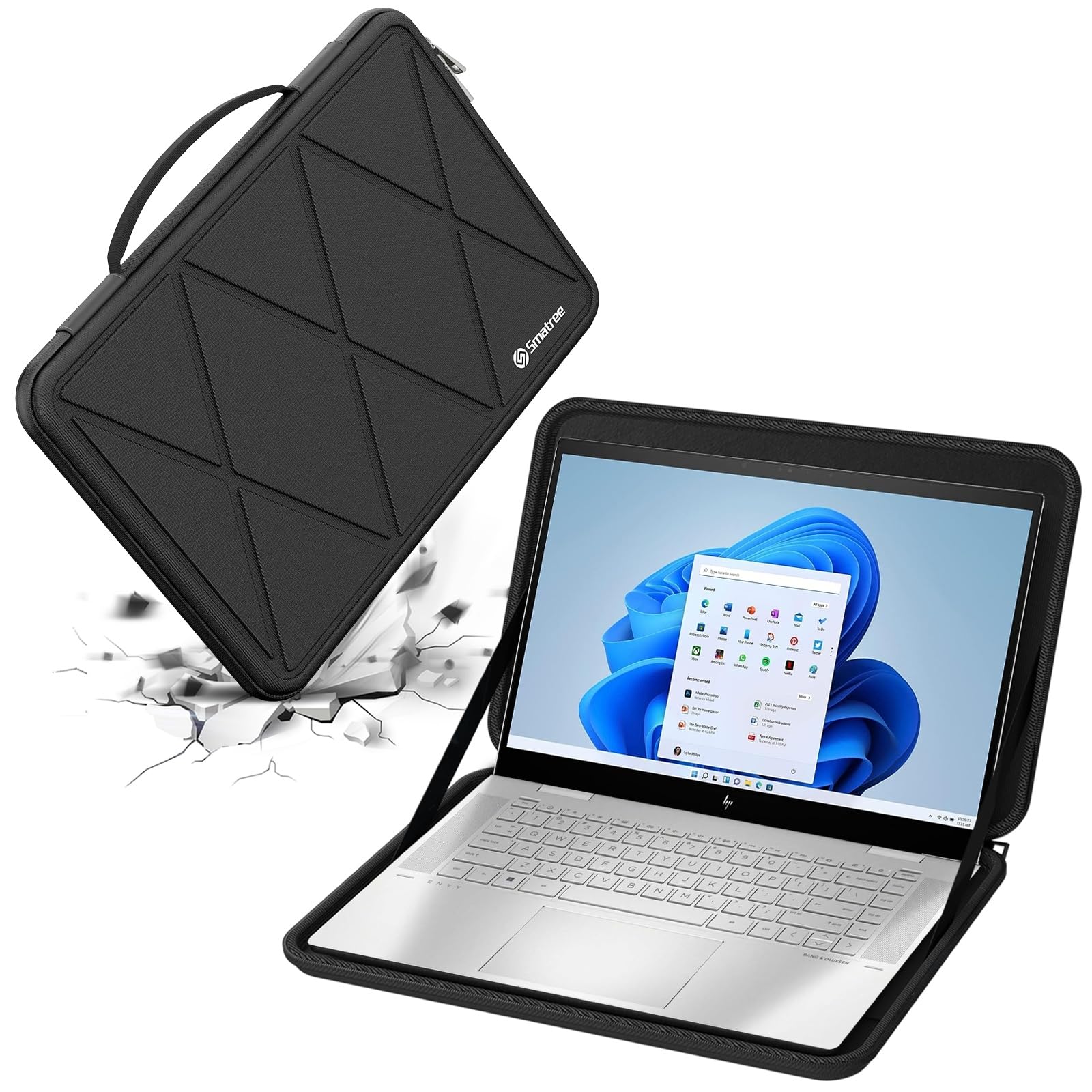 Smatree custodia rigida in EVA Compatible per 14 pollici HP EliteBook 645/640 G10/G9 Notebook PC, idrorepellente e antiurto portatile borsa (X8040T)