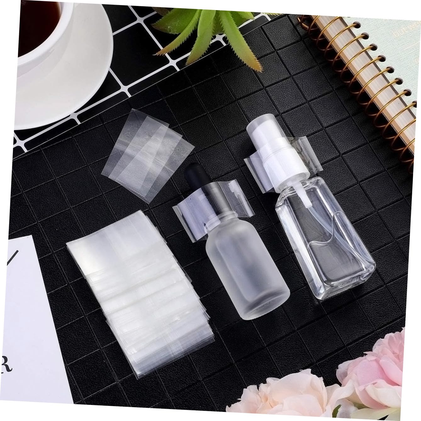 STOBAZA 1000pcs PVC Heat Shrink Wrap Bags 3.5x5.5 Inch Packaging Film for Household and Industrial Use, Heat Shrink Film Wrap for Bottles, Soap, and DIY Projects